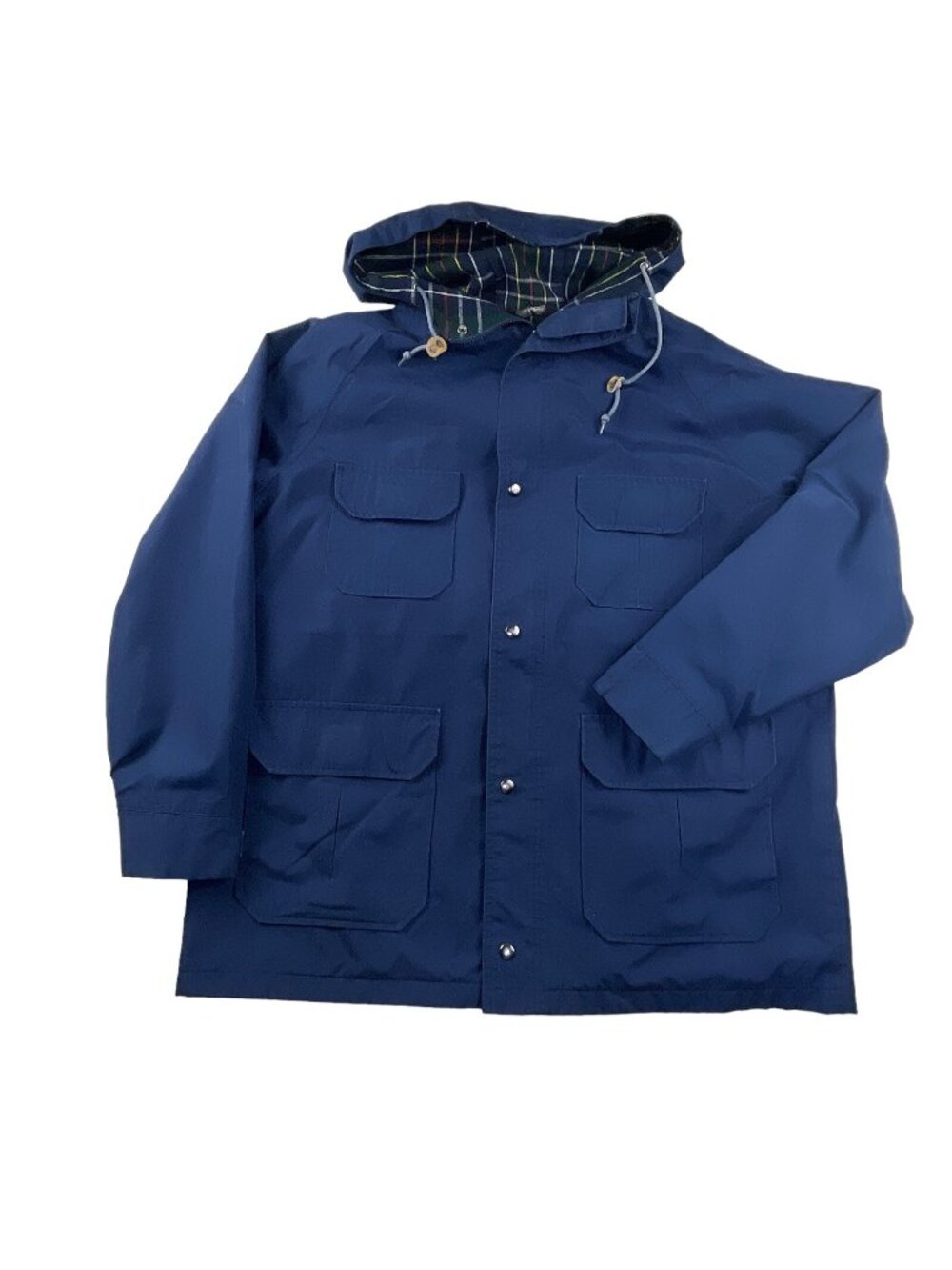 Gordon & Ferguson Chore Coat Field & Stream Men's Blue Flannel Lined X-Large VTG